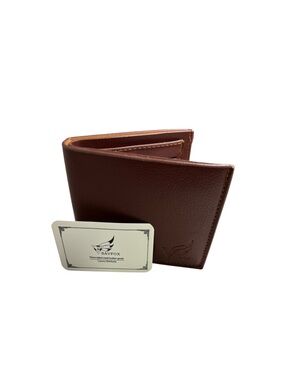 Brown Luxury Leather Bi-Fold Wallet for Men